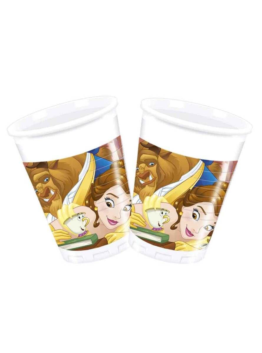 Set de 8 pahare Frumoasa și Bestia