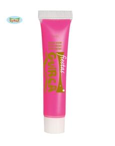 Creme Schminke neon-rosa in 10 ml Tube