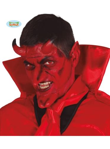 Set de prótesis de demonio de látex