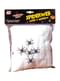 White Spider Web with 5 Spiders 100g