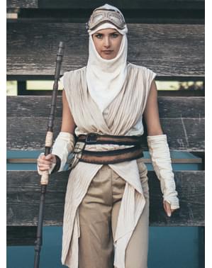 Fato de Rey Star Wars Episódio VII para mulher