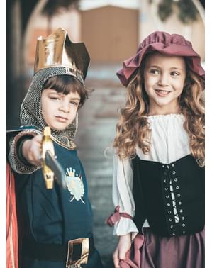 Costum de ospătar medieval Eliana fată