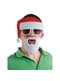 Kerstman bril met baard voor volwassenen