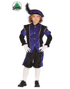 Déguisement Père Fouettard bleu enfant