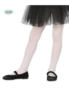 Collants brancos infantis