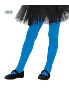 Collants azuis infantis
