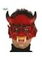 Rode demon schuim half masker voor volwassenen