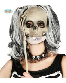 Maske Totenkop mit Arm