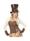 Steampunk klobuk z očali za odrasle