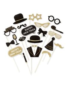 Set da 20 articoli per Photocall Capodanno