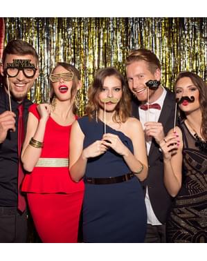 Set 20 Teile für Silvesternacht-Fototermin