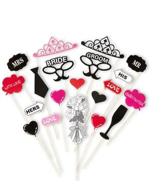 20 pièces pour photo call mariage