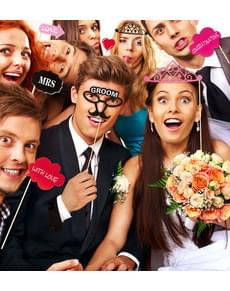 Conjunto de 20 peças para Photocall casamento