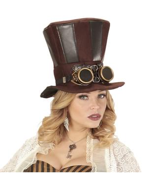 翼形のスチームパンクなイヤリング