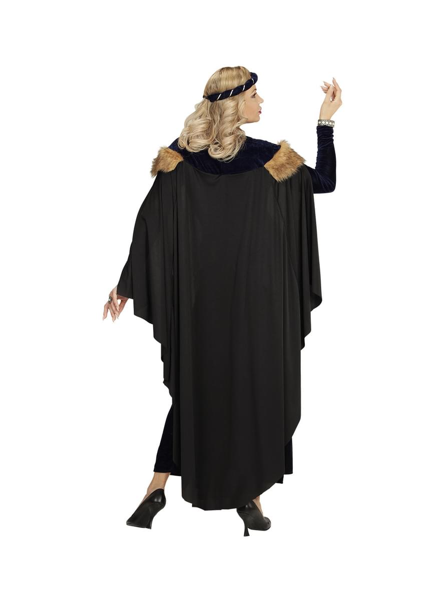 Mørk middelalder prinsesse kostume til kvinder
