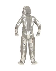 Boy's metallic space invader costume