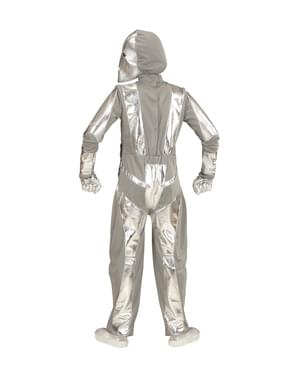 Boy's metallic space invader costume