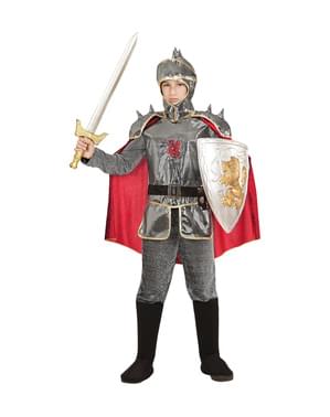 Boys' silver medieval knight costume