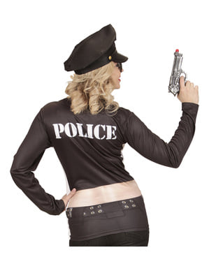 Costum de polițistă stripper sexy pentru femeie