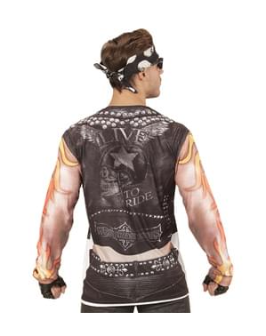 Déguisement motard rebelle homme