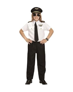 Disfraz de piloto de aviación infantil
