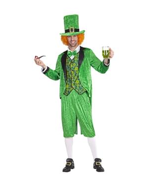 Maskeraddräkt leprechaun Saint Patrick vuxen
