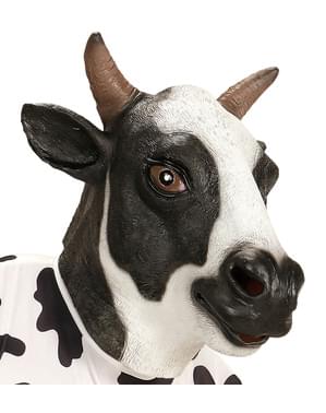 Máscara de vaca lechera adorable para adulto