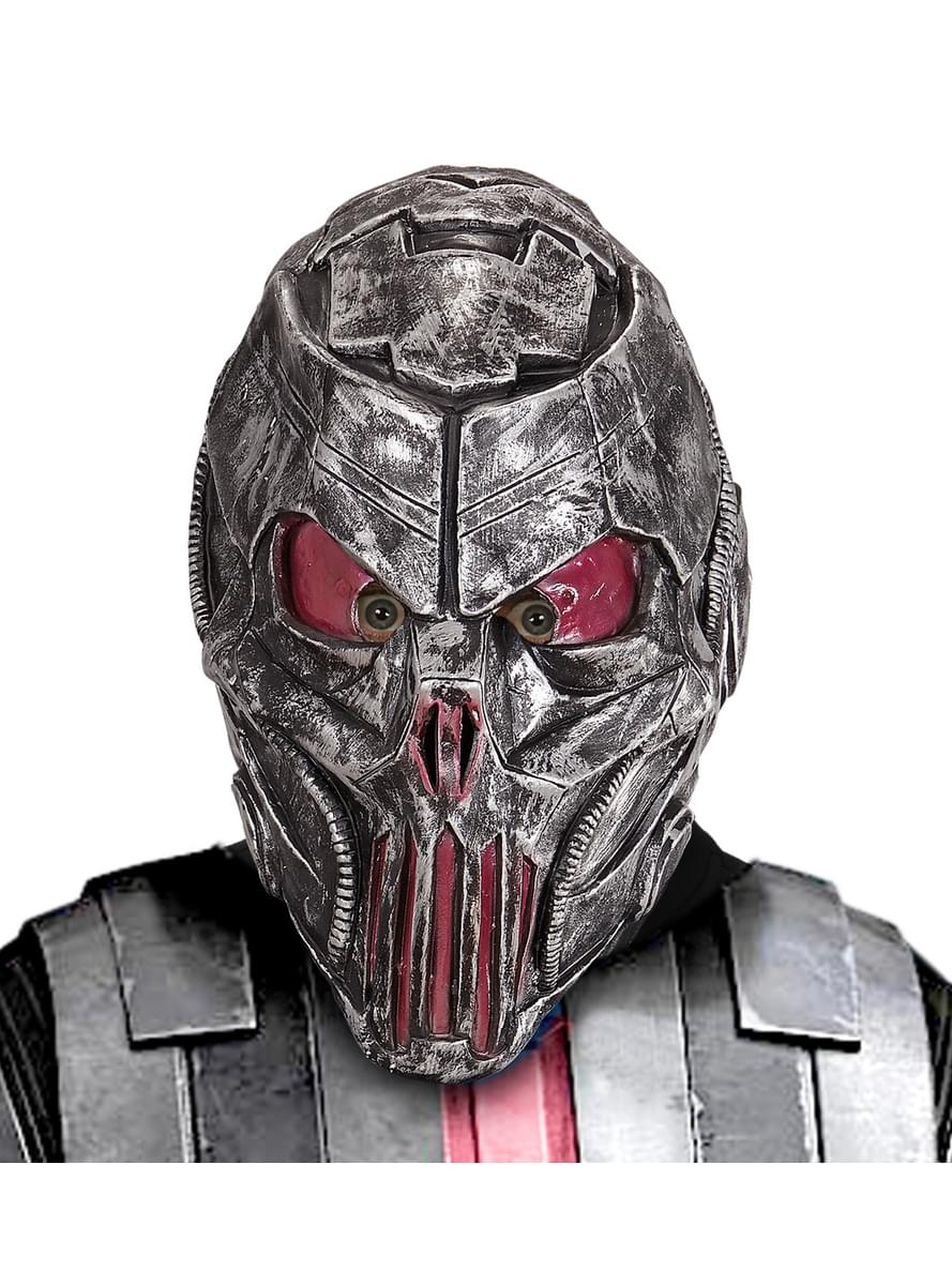 Máscara de space pedrator metálica para adulto