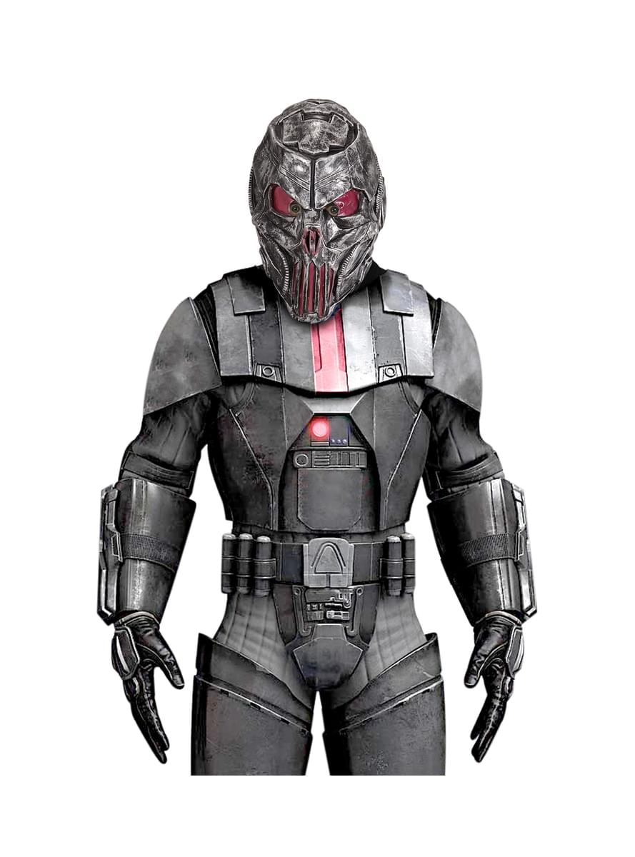 Adults' metalic space predator mask