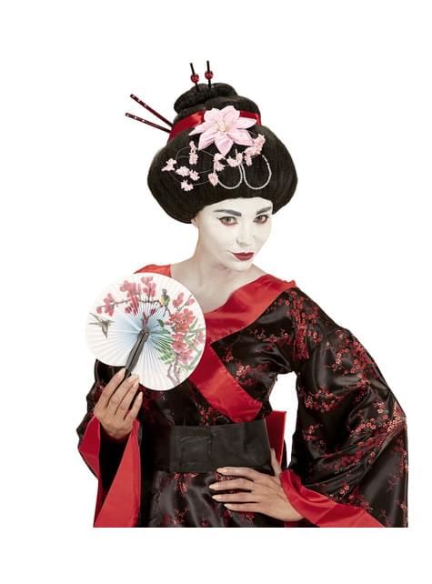 Geisha paryk med til kvinder. | Funidelia