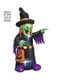 Figura decorativa de bruja hinchable luminosa gigante