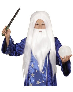 Дитячий перуку Merlin майстра з бородою