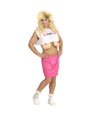 Disfraz de mujer pechugona para hombre