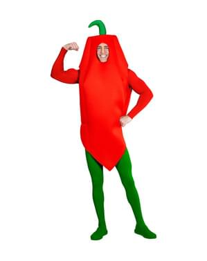 Costum de ardei iute pentru adult