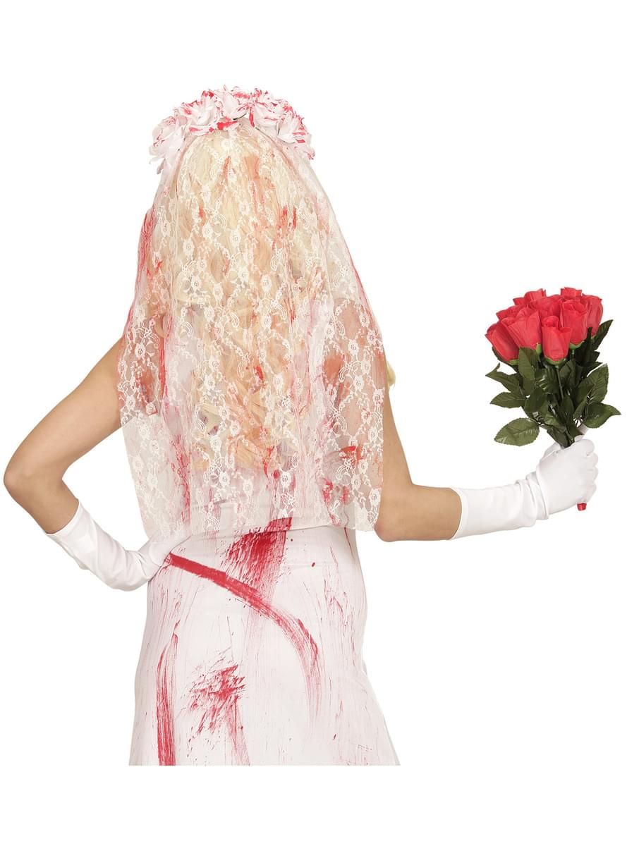 Zombie Braut Schleier für Damen