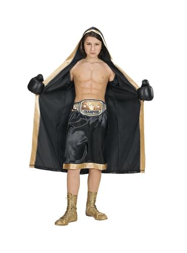 Fun Shack Disfraz de boxeo para hombre, bata de bandera estadounidense,  disfraz de campeón de boxeo, disfraz de Halloween para hombre, disponible  en