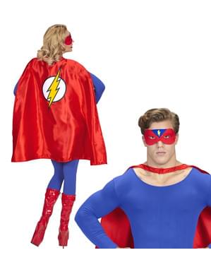 Red Superhero cape for adults