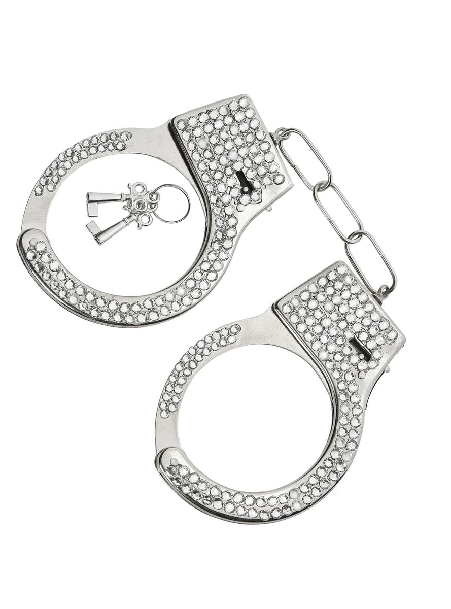 Manette con brillantini per adulto
