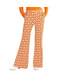 Pantaloni retro con rombi stile anni 70 per donna