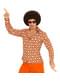 Chemise retro losanges années 70 homme