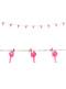 Lysende flamingo guirlande