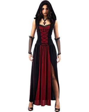 Gotický kostým s kapucňou pre ženy