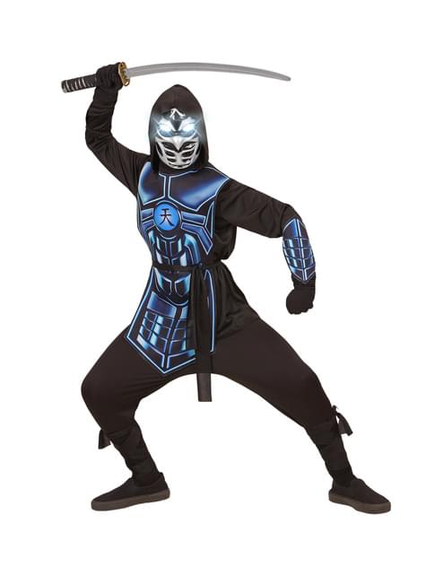 Kids Blue Ninja Uniform - Blue Ninjago Costume - Ninja Cosplay For