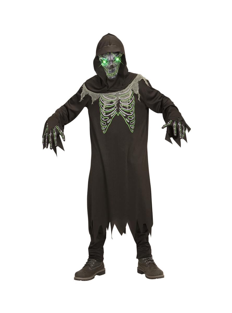 Boys' illuminated soul stealer death costume