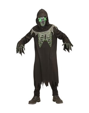 Costume da morte ruba anime luminoso per bambino
