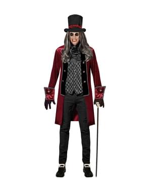 Elegant victoriansk vampyr kostume til mænd