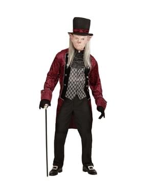 Elegant victoriansk vampyr kostume til mænd
