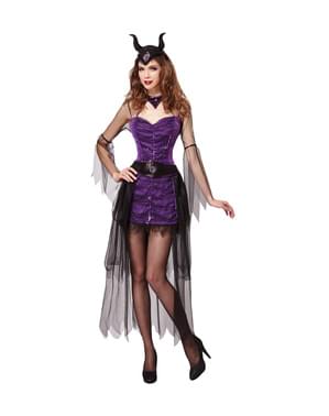 Women's purple evil queen costume