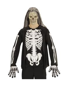 Costume da scheletro ossicino per adolescente