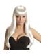 Space girl silver wig